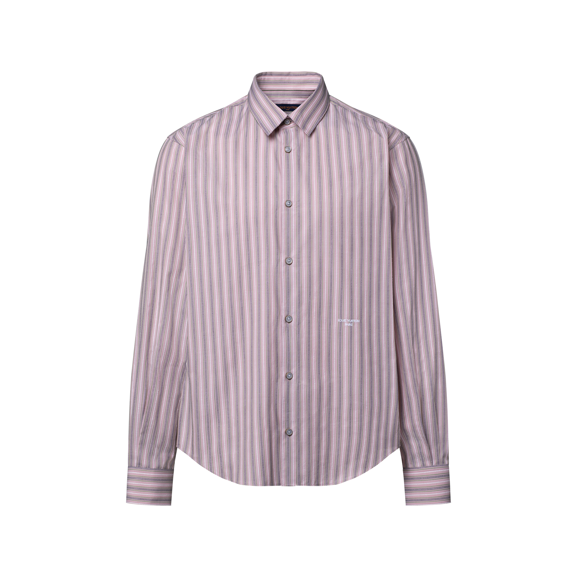 Louis Vuitton ストライプ 長袖シャツ 40 中古・古着通販】LOUIS VUITTON (ルイ ヴィトン) ロゴストライプ 長袖